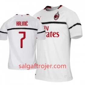 AC Milan Fodboldtrøjer Nikola Kalinic 7 Udebanesæt 2018/19 Kort ærmer